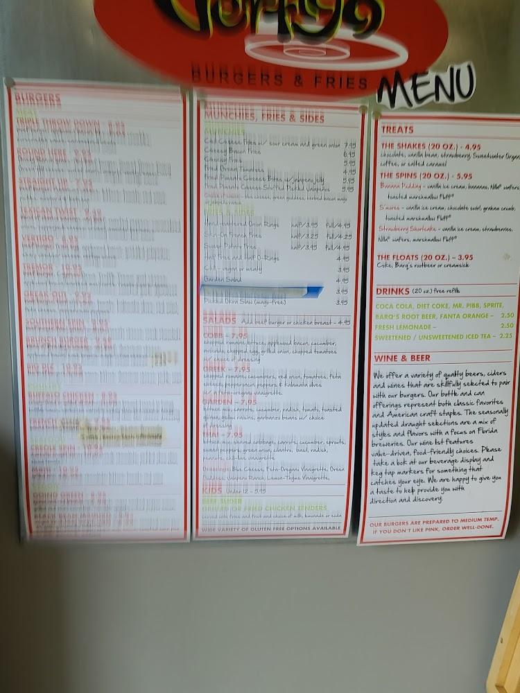 Vertigo Burgers & Fries Menu image 3