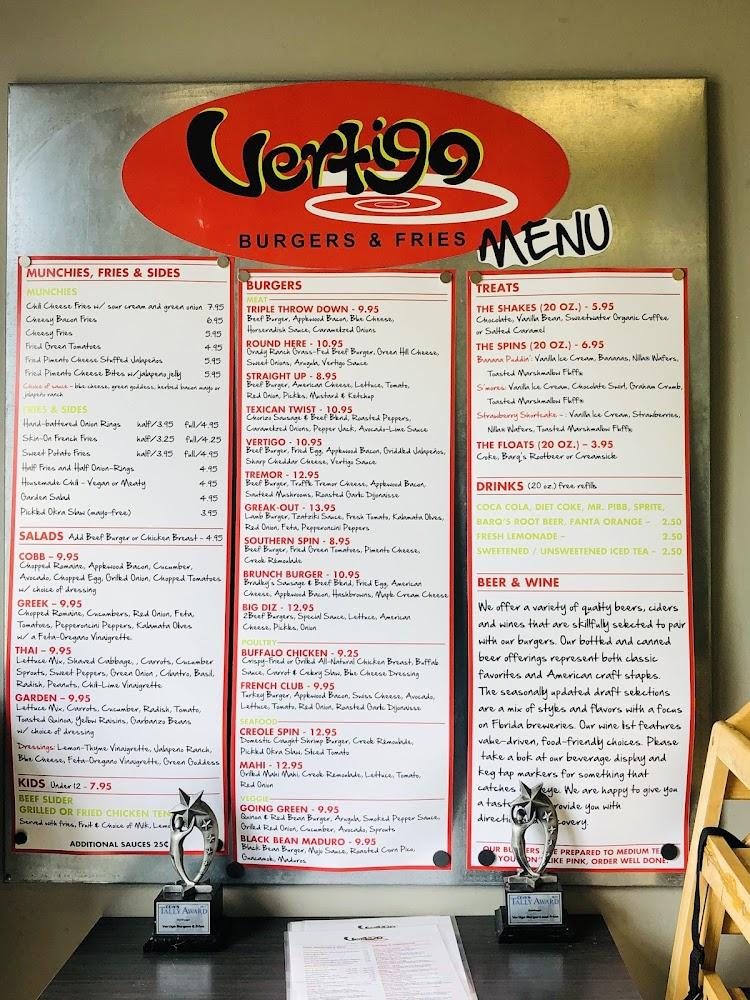 Vertigo Burgers & Fries Menu image 4